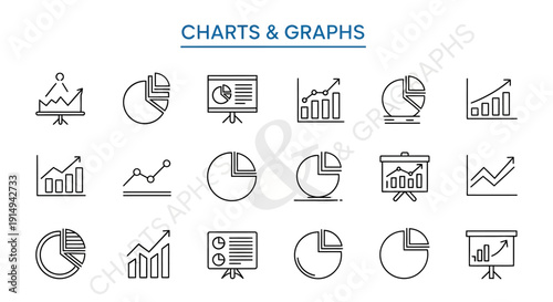 Line art illustration of various dairy products and related items