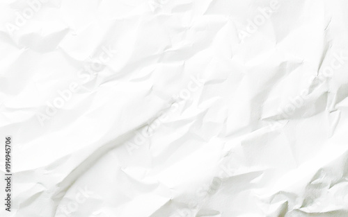 crumpled white paper texture. wrinkled paper texture background