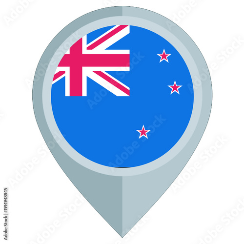 New Zealand Flag Map Pin Location Icon, New Zealand flag map pointer or location pin icon isolated on white background. Free Download New Zealand Flag Map Pin Location Icon, New Zealand flag map pointer or location pin icon isolated on white background. - GFXLoad