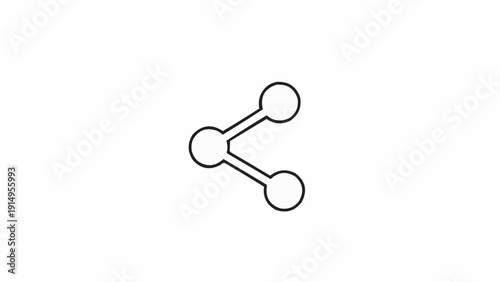 Simple Molecular Structure Chemical Bond.