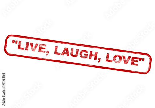 Red rubber stamp impression of the phrase 