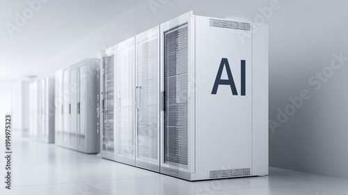 AI Server Rack in Data Cent...