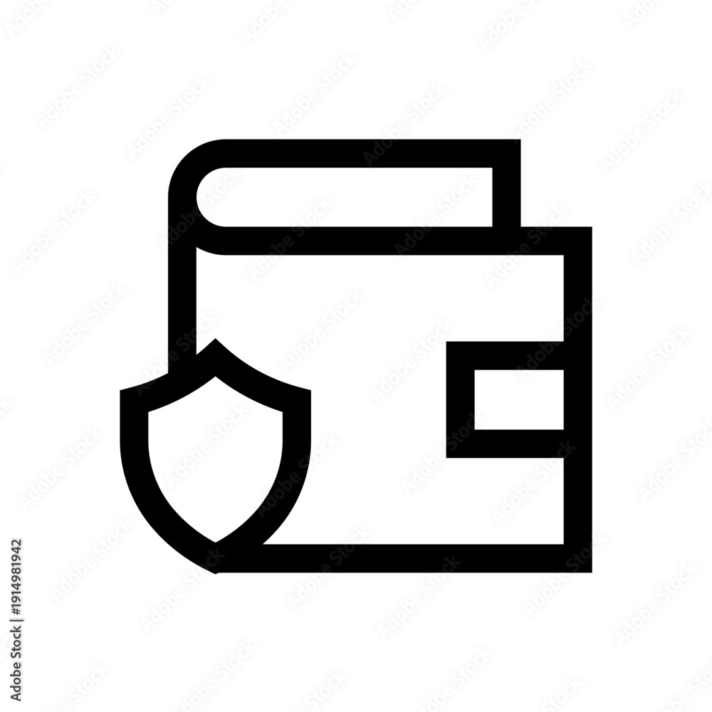 Fototapeta premium Safe Wallet Icon