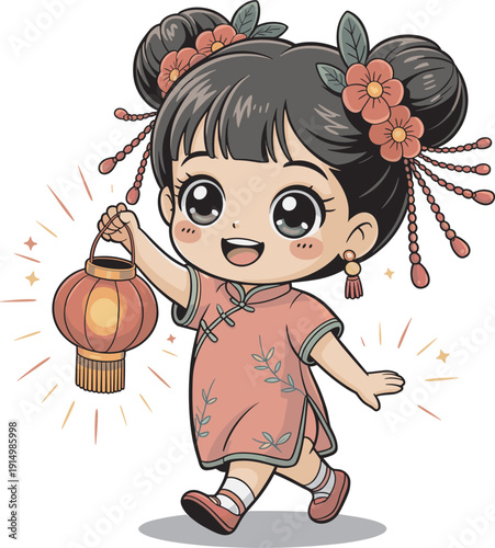 cute-girl-with-lantern-chinese-new-year