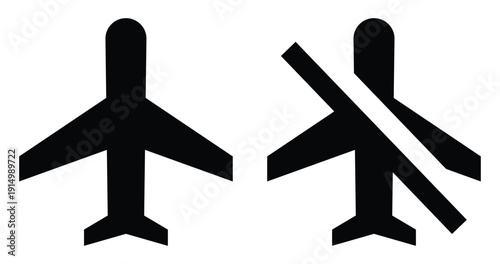 Airplane Flight Aviation Travel Transport Tourism Journey Icon Vector Illustration for Airline Ticket Branding airplane flight aviation travel transport tourism journey