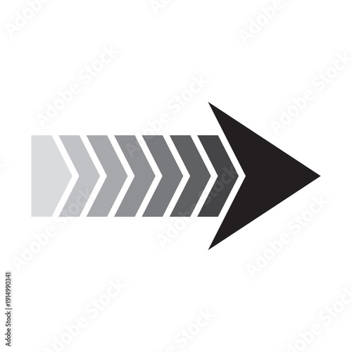 Dynamic Arrow Direction Speed Flow Movement Progress Fast Icon Vector Illustration for Modern Tech Branding dynamic arrow direction speed flow movement progress fast