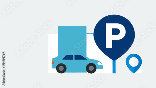 a-flat-vector-icon-set-for-car-parking--featuring-.eps