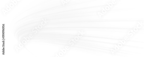 Soft white light waves glide across a transparent canvas. Gentle glow effects create elegant motion flow. Minimal vector PNG for modern branding.
