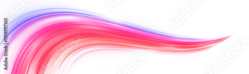 Canvas Print Pink-purple neon streaks flow across a transparent PNG, symbolizing fast digital energy