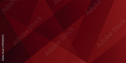 Modern red abstract background. Minimalist. Gradient. Bright red banner with geometric shapes, lines, stripes, and triangles.