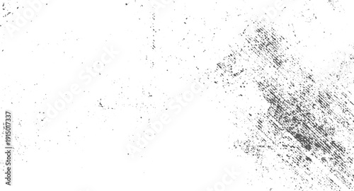 Abstract Mild Grunge Background with Subtle Halftone Pattern, Distressed Urban Overlay Texture Vector, Black on White.