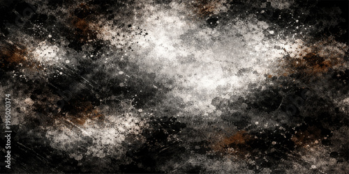 A dark storm texture of rain drops on the window creates a blue nature pattern against a night sky of smoke and clouds