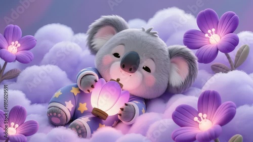 Soothing Baby Lullaby Seamless Loop Animation for Sleep & Relaxation