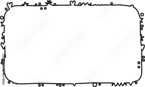 The image features a quirky, hand-drawn rectangular frame that is designed to be visually appealing.