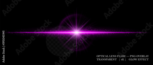 Cinematic optical flare with radiant glow, subtle reflections, and gradient diffusion. Ideal for digital overlays, motion visuals, and design effects.
