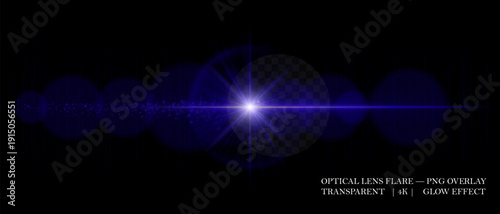 Color optical lens flare with multiple glowing circles, soft reflections, and realistic diffusion. Perfect for overlays, cinematic, and visual effects.