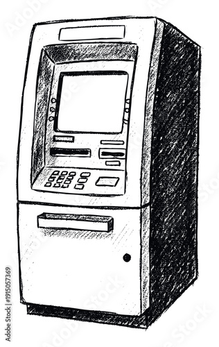 Automated teller machine for fast cash withdrawals and banking operations a convenient tool for financial transactions and secure money access in modern economy
