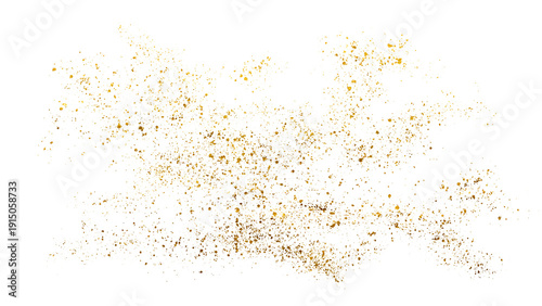 Εκτύπωση καμβά Luxurious golden glitter particle for elegant decoration