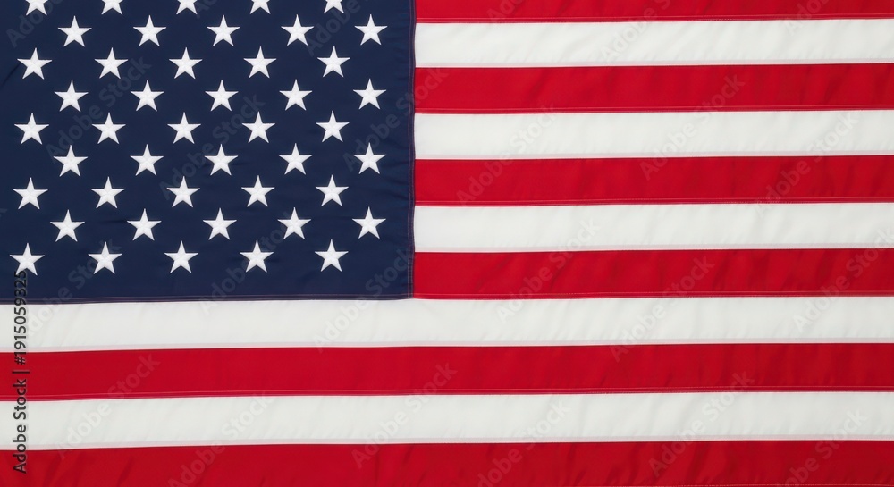 Fototapeta premium USA American Flag fabric texture background