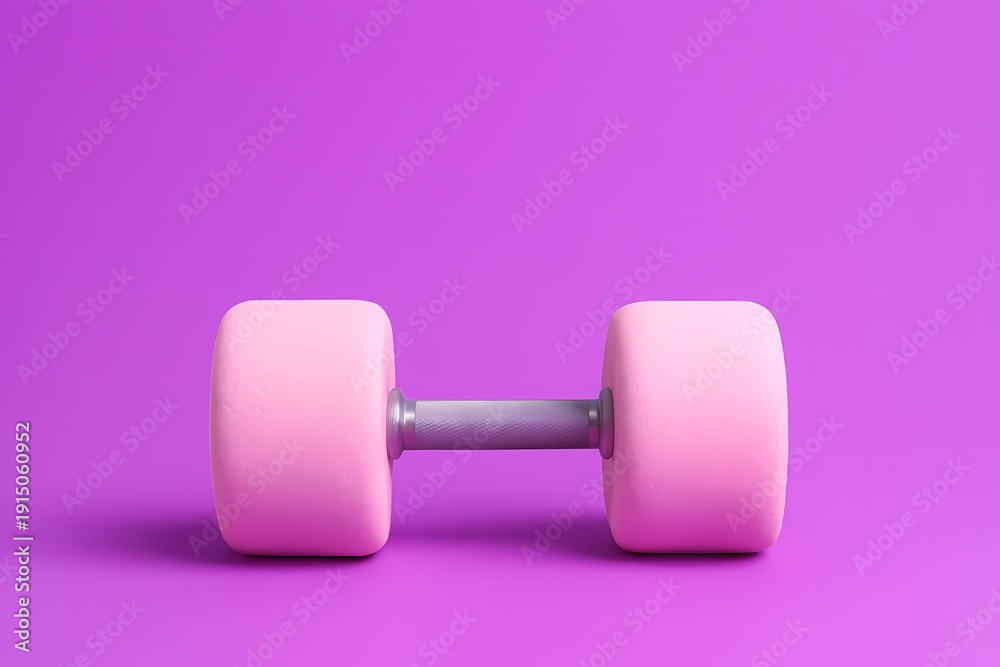 Obraz premium Marshmallow dumbbell