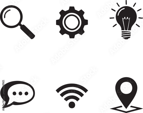 Leadership Partnership Organization Teamwork Collaboration Icons