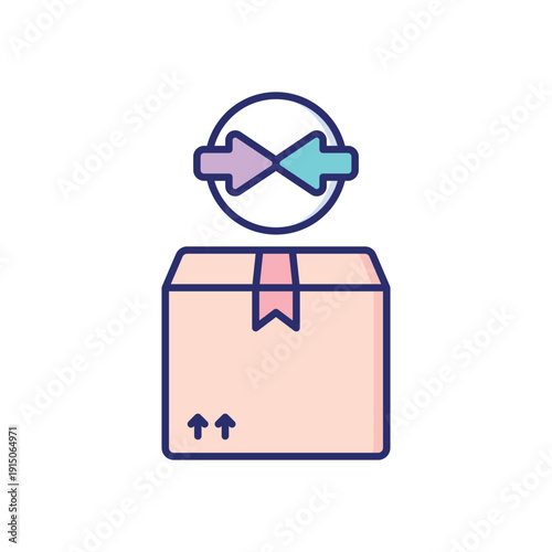 Discrepancy vector icon