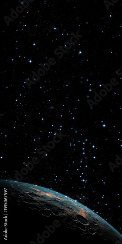 planet earth in space