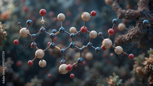 arachidonic acid molecule 3d, molecular structure, ball and stick model, structural chemical formula polyunsaturated omega-6 fatty acid