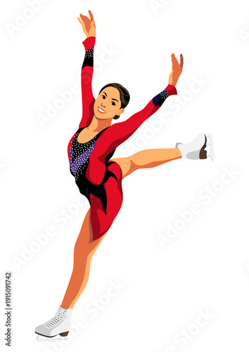 女子フィギュアスケート選手