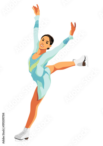 女子フィギュアスケート選手