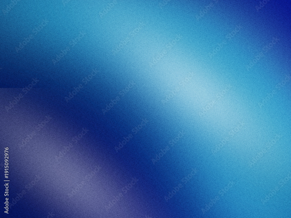 Obraz premium Blauer abstrakter Gradient Hintergrund mit weichem Lichtverlauf und feiner Körnung
