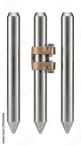 Wallpaper Mural Stainless steel grounding rods. Torontodigital.ca