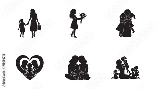 Mother Day special tribute concept for family love and care