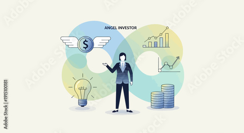 Angel Investor Startup Funding Business Growth Financial Investment Opportunity