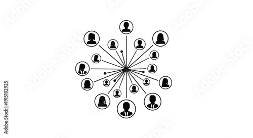 network of people connections social media