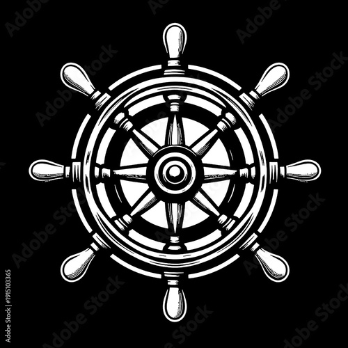 ship steering wheel