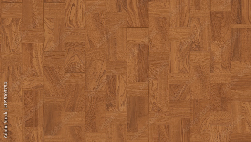 Fototapeta premium Wooden parquet pattern. Seamless flooring design. Rectangular tile layout. Hardwood planks