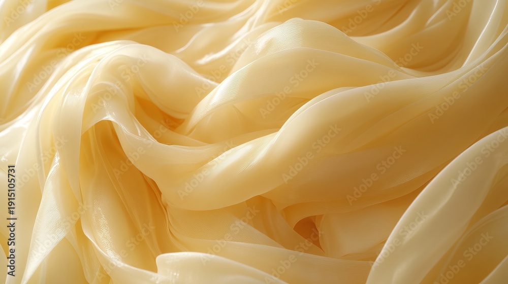 Fototapeta premium A Dreamy Swirl of Vanilla Delight Creamy Texture and Soft Silk Effect for a Light Aesthetic Appeal
