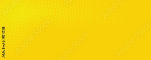 Dots halftone yellow orange color pattern gradient texture with technology digital background. Dots pop art comics with summer background.