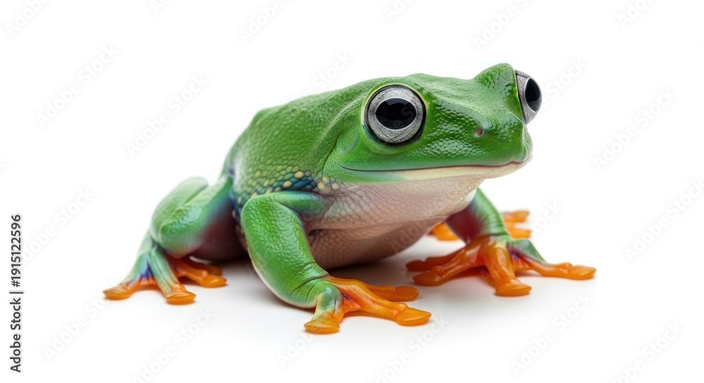 Obraz premium green tree frog