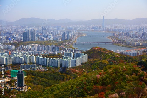 Photography Seoul cityscape in South Korea