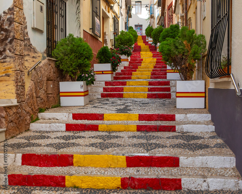 Spanish Steps in Calpe, Spain