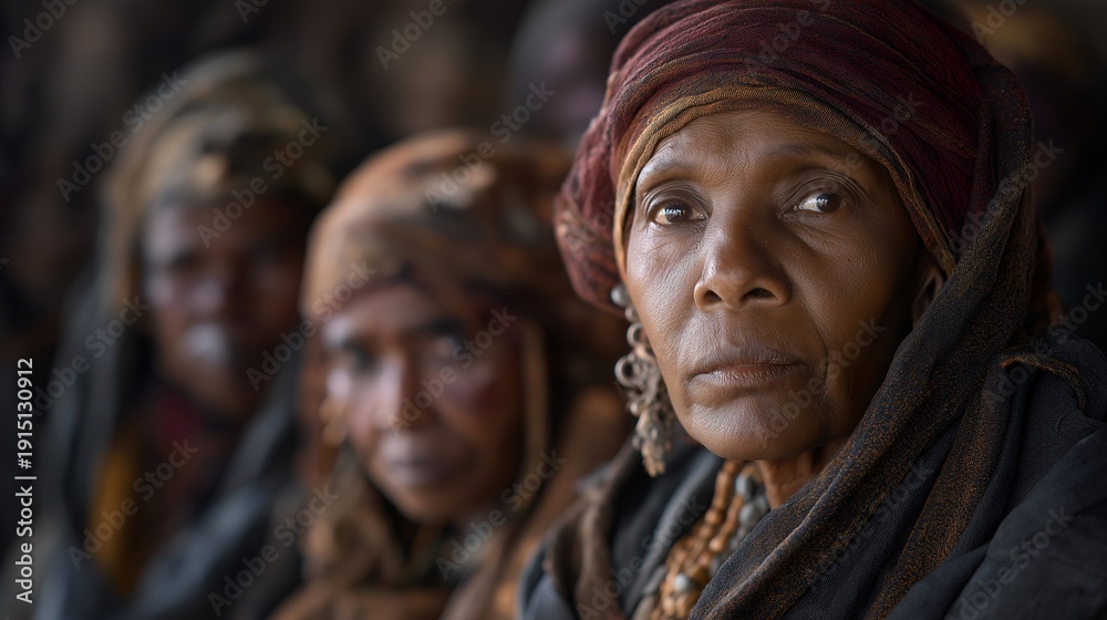 Obraz premium Traditional rituals reveal the passing of knowledge from one generation to the next, showcasing elders sharing stories and practices that strengthen cultural lineage within family structures.