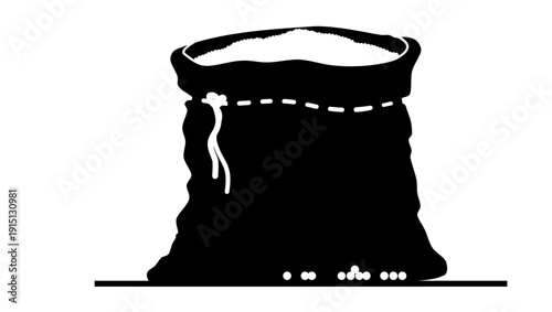 soy beans, black isolated silhouette