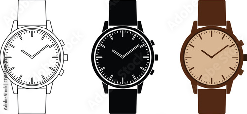 Elegant wristwatch designs in various colors and styles for men and women available online