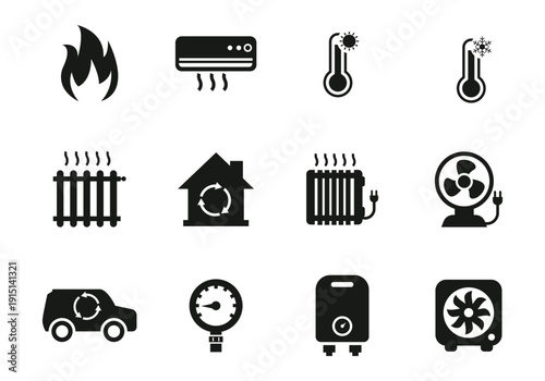 Gemini said

Black vector ecology icons set for industry and business featuring web design symbols for finance money and communication media in a professional illustration