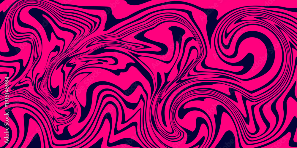 Obraz premium Seamless abstract marble pattern, wood texture, watercolor marble pattern. Ebru style.Purple and pink colors. Hand drawn vector background. Trendy textile, fabric, wrapping. Aqua ink painting on water