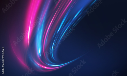 Abstract light shining line...