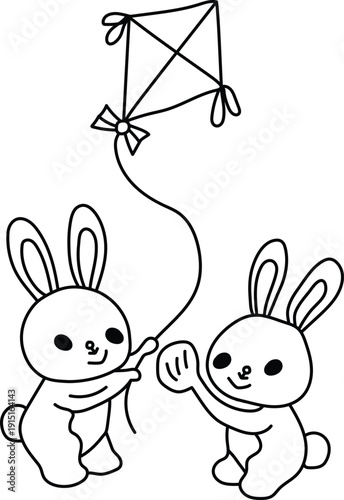Happy Easter mandala coloring page for kids
