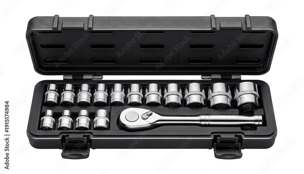 custom made wallpaper toronto digitalMetric socket set with a polished chrome finish.